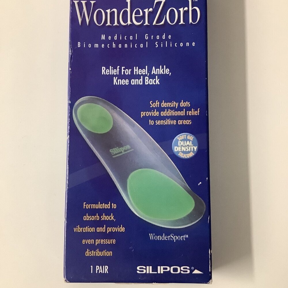 WonderZorb Silipos Wonder-Sport Soft Green, Men’s Size 6/7 . New In Box